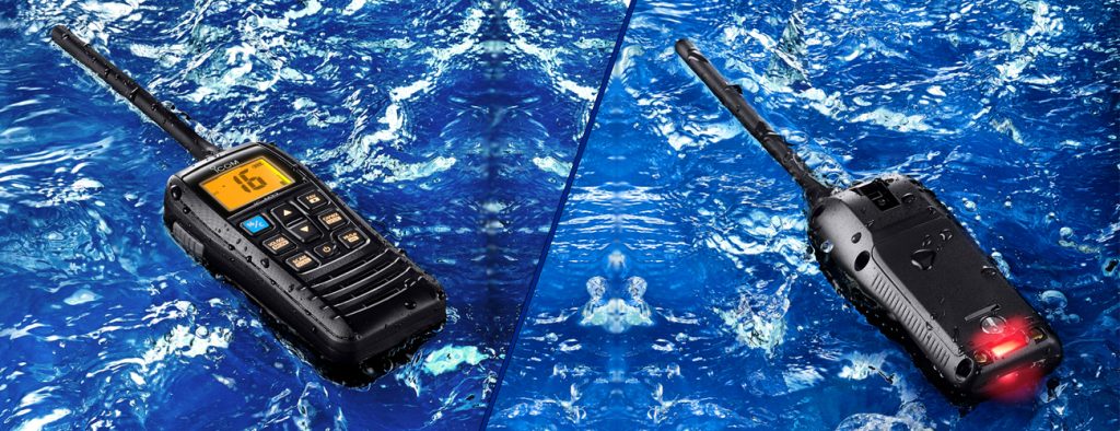 ICOM IC-M73 portable marine submersible two way radio