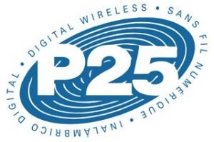 P25 public safety radio system logo